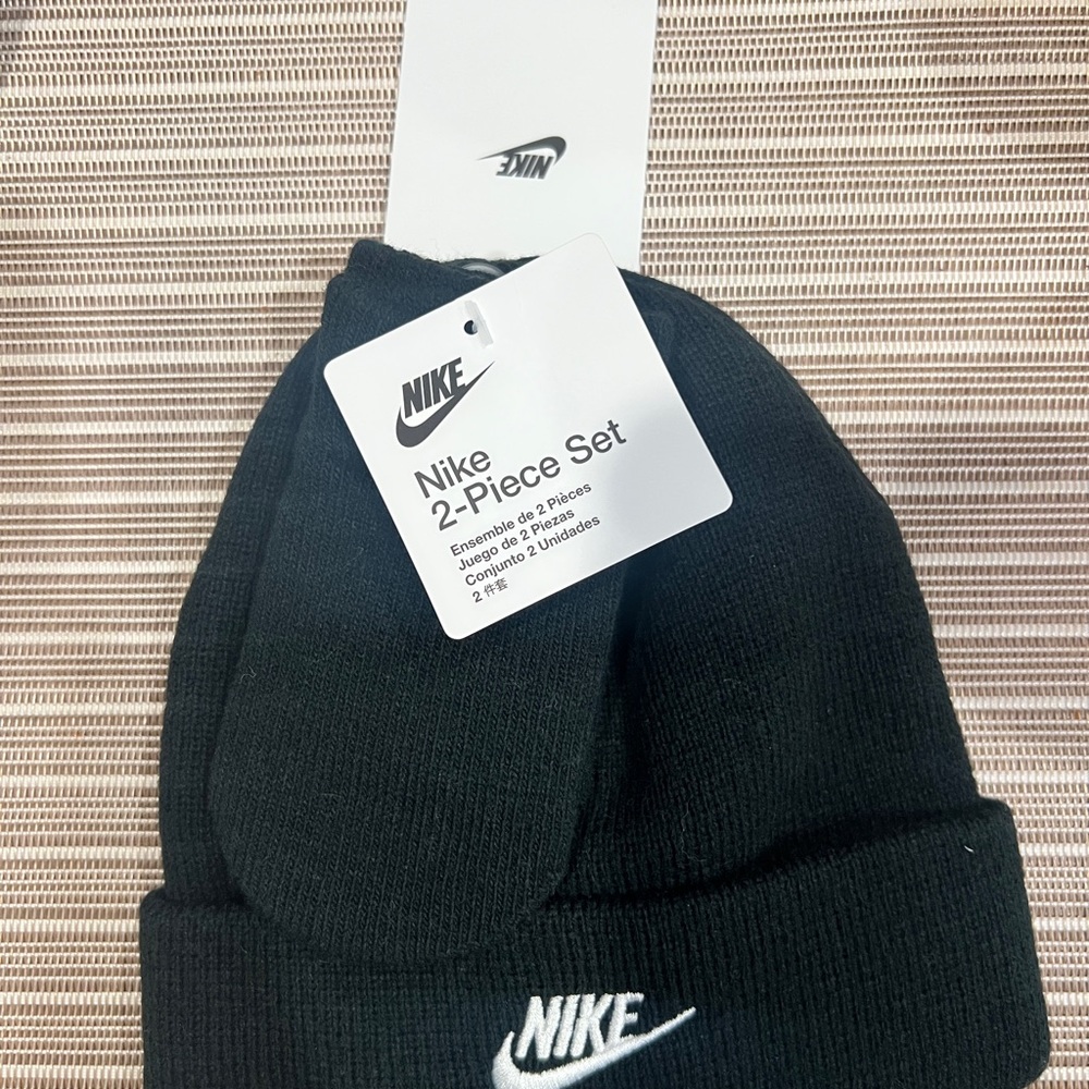 Nike Black Knit Beanie